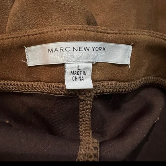 Marc New York Suede Look Pants - Picture 5 of 6
